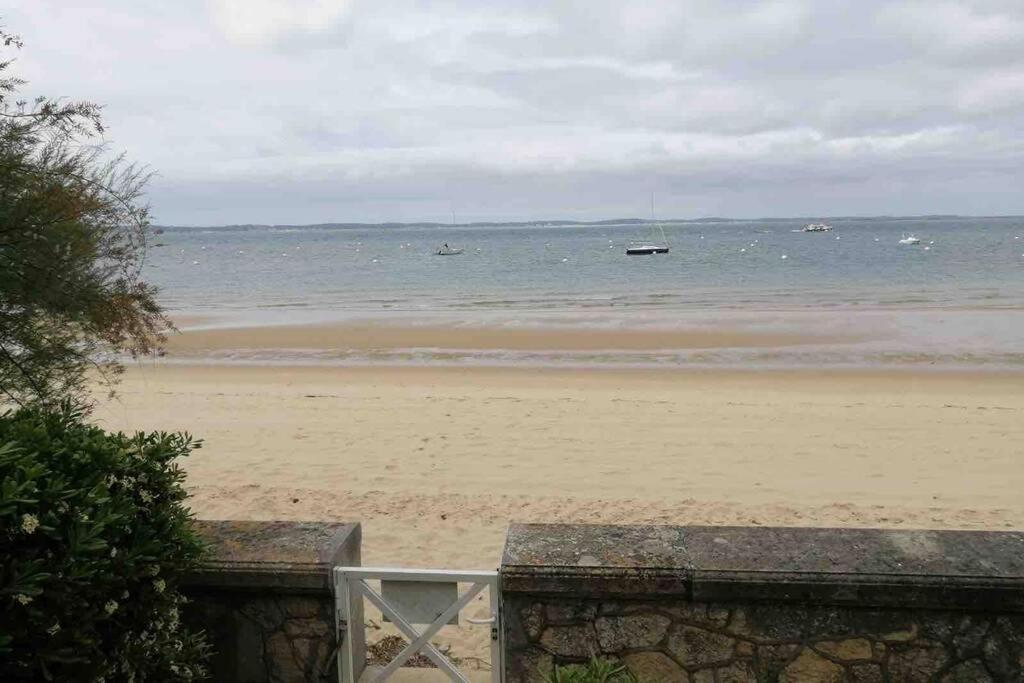 Appart Sur La Plage Pied Dans L Eau Avec Terrasse Jardin Vue Sur Le Bassin Depuis La Terrasse , Parking Arcachon Esterno foto
