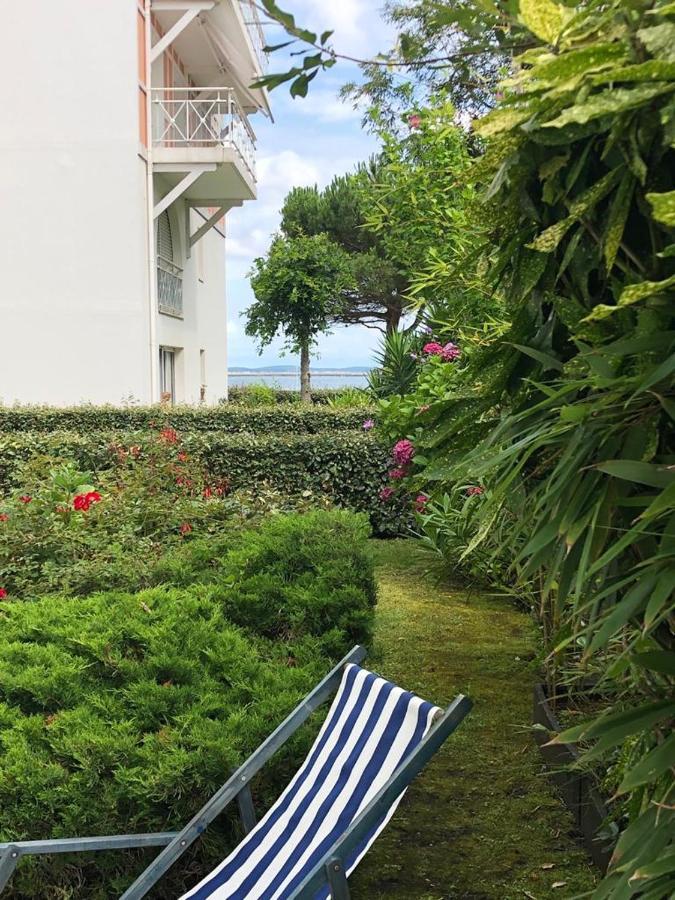 Appart Sur La Plage Pied Dans L Eau Avec Terrasse Jardin Vue Sur Le Bassin Depuis La Terrasse , Parking Arcachon Esterno foto